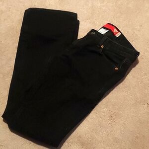 GUESS Designer Vintage Jeans, USA. Size - 29- Ladies Bootcut Corduroy- Black